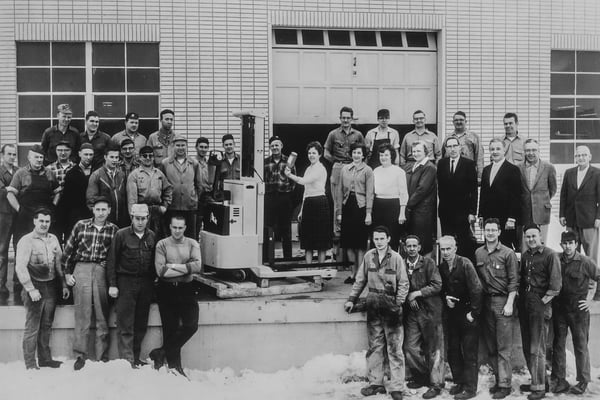 First truck shipped from Wisconsin Dells 1962