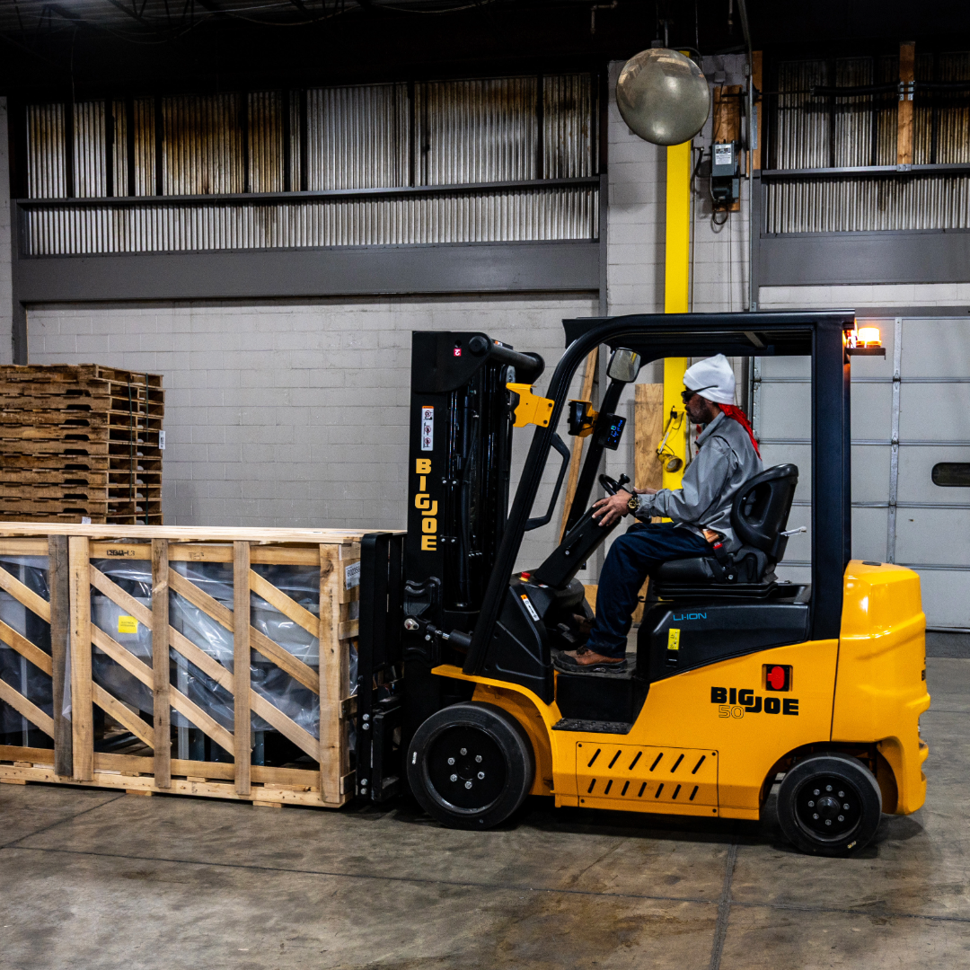 Big Joe Li-Ion Forklifts Integrated lithium-ion